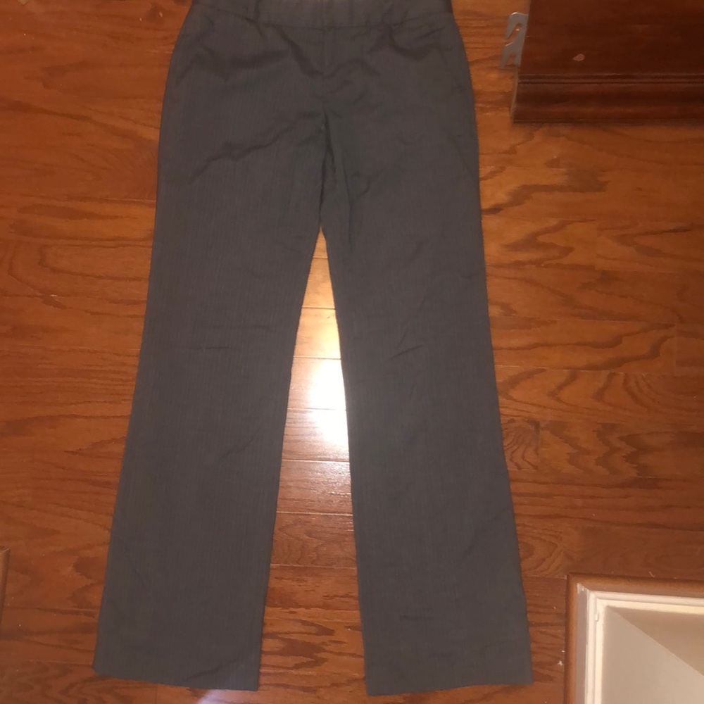 Pinstripe slacks